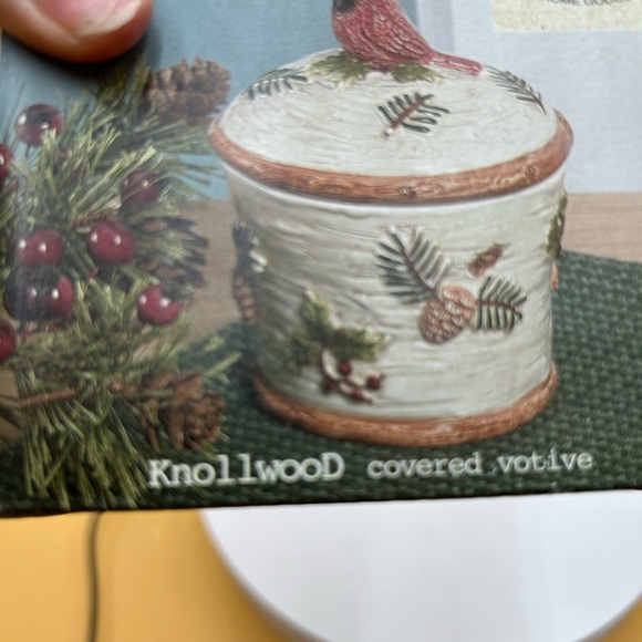 Sonoma Knollwood cardinal votive holder, Christmas decor - Picture 4 of 4